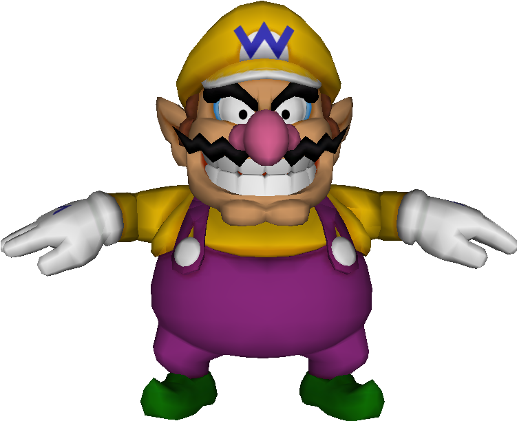 Wario Png Background Image (black, purple)