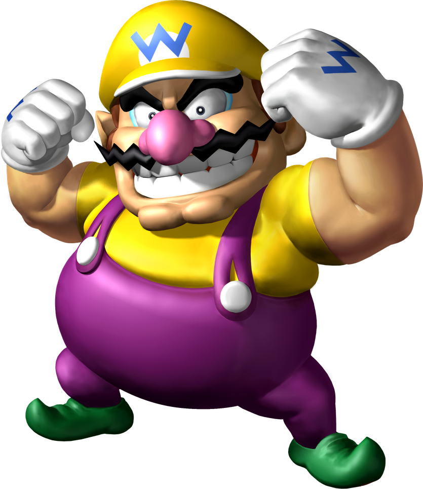 Wario Png Clipart (black, silver, white)