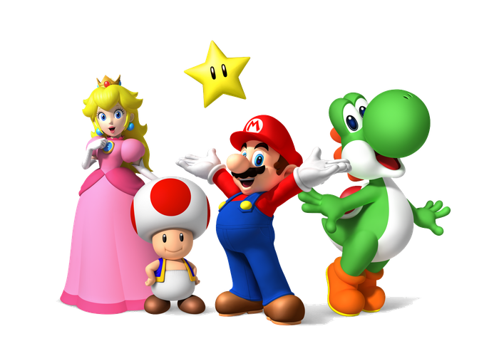 Mario Party Png Pic (black, plum, white)