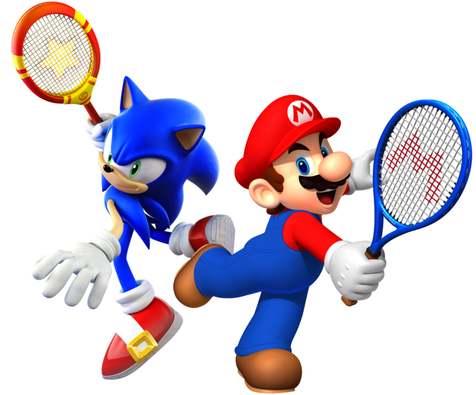 Mario Tennis Aces Luigi Png File (teal, white, black, blue, red)