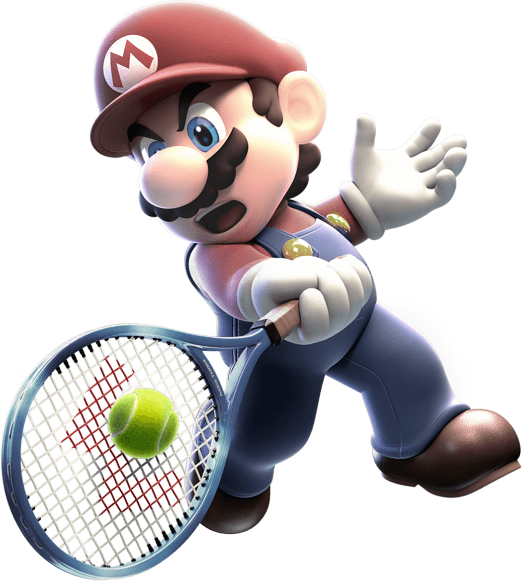 Mario Tennis Aces Luigi Png Photo (indigo, black, white)