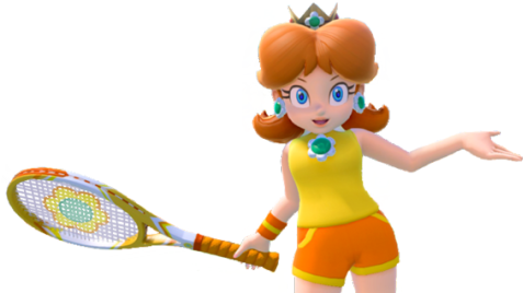 Mario Tennis Aces Png Pic (chocolate, black, orange)