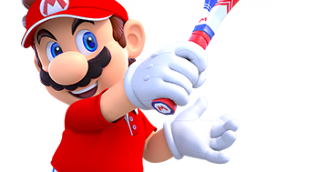 Mario Tennis Aces Png Transparent Image (red, white, indigo, black)