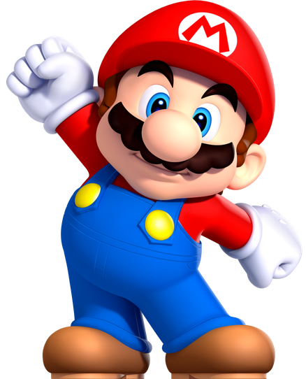 Mario Transparent Png (red, maroon, black, teal, white)