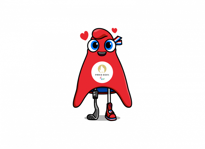 Paris 2024 Olympics Mascot Png Image (red, white, black)