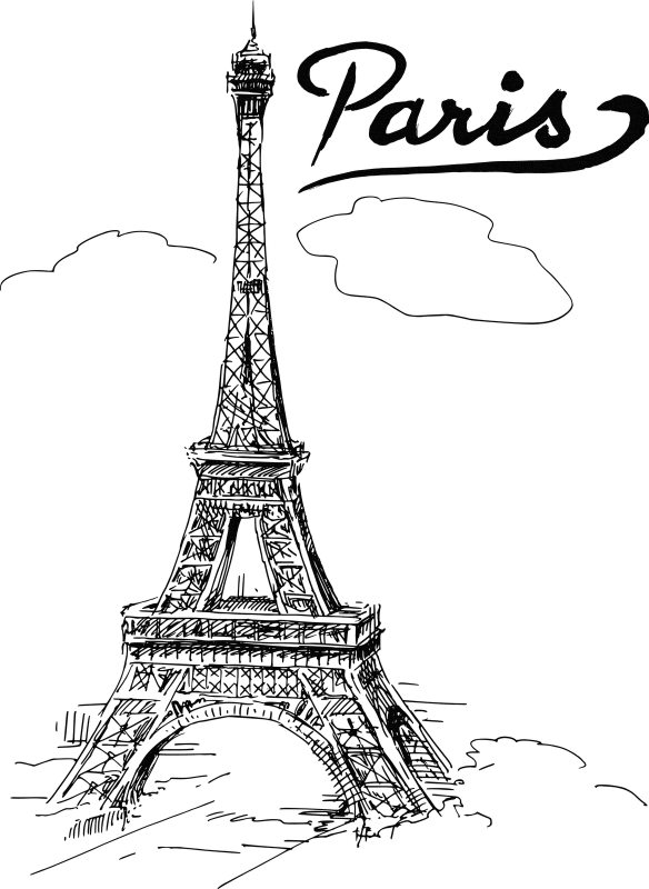 Paris Png File (black)