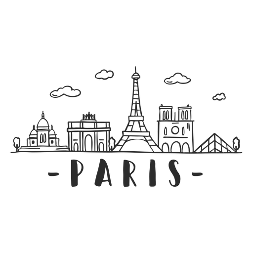 Paris Png File (black)