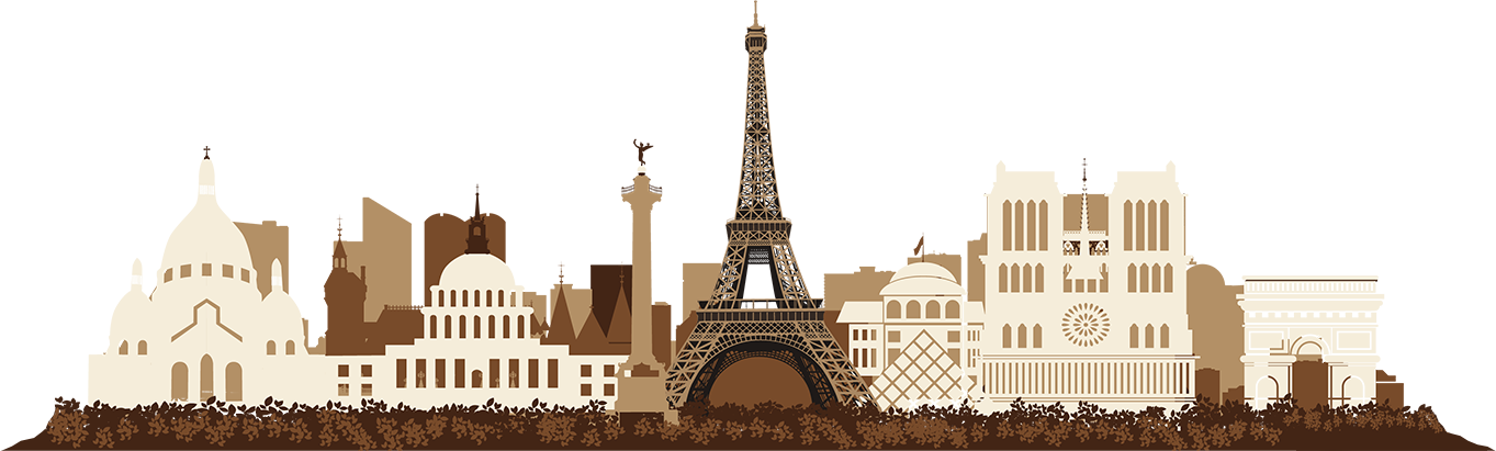 Paris Png Pic (olive, maroon, gray, black, beige)