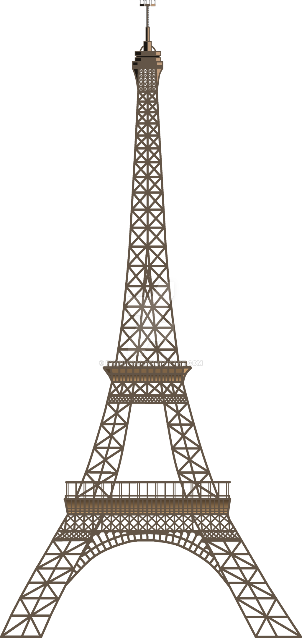 Paris Tower Png File (maroon, black, gray)