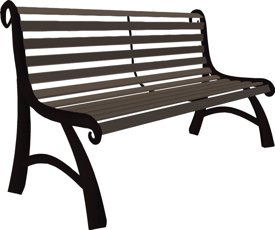 Park Bench Background Png (indigo, black)