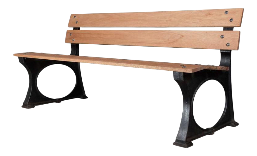 Park Bench Png Images (black)