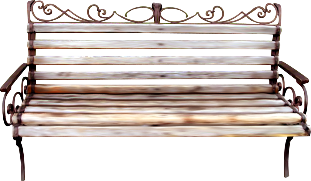 Park Bench Png Photo (black)