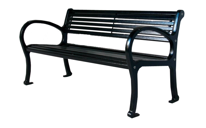 Park Bench Png (black, white)