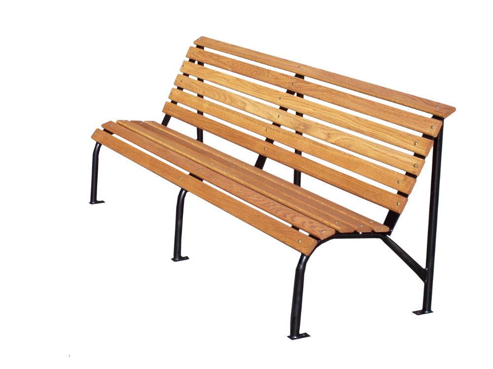 Park Bench Transparent (chocolate, black)