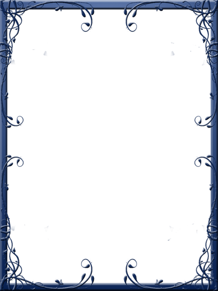 Dark Frame Png Pic (gray, black, navy)