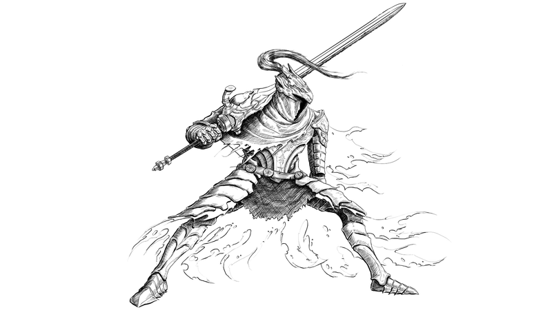 Dark Souls Artorias Png Clipart (gray, black, indigo)