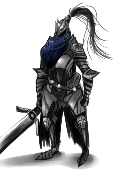 Dark Souls Artorias Transparent Background (black)