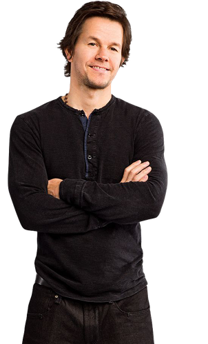 Mark Wahlberg Png Clipart (black)