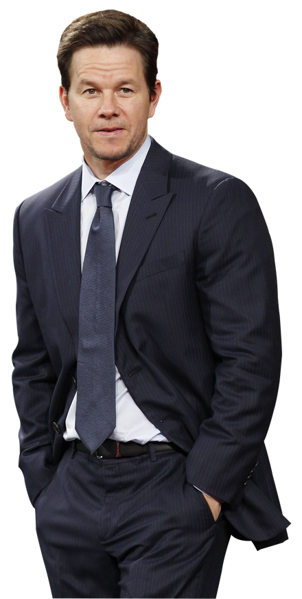 Mark Wahlberg Png Cutout (black)