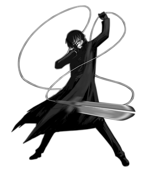 Darker Than Black Png File (black, white)