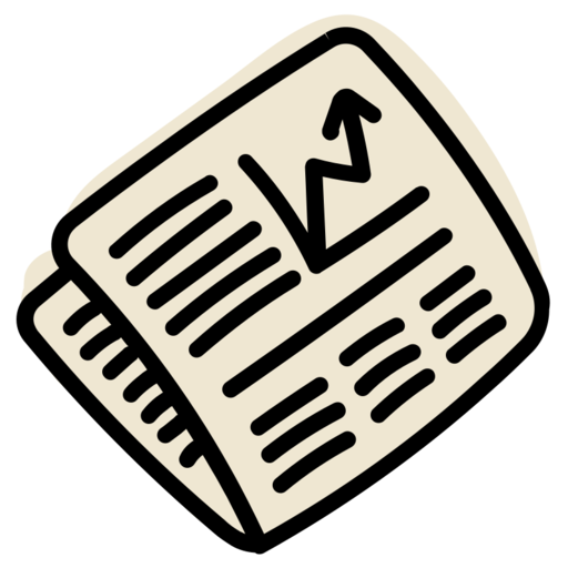 Market News Newspaper Free Png Icon Download (beige, black)