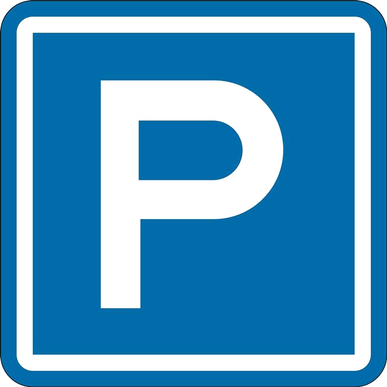 Parking Only Sign Png Clipart (teal, white)