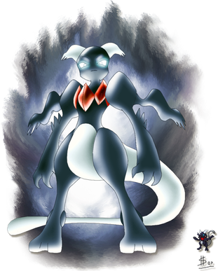 Darkrai Pokemon Transparent Png (black, white)