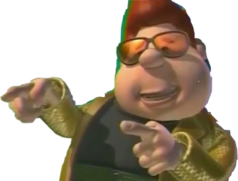 Carl Jimmy Neutron Png Image (black, indigo)