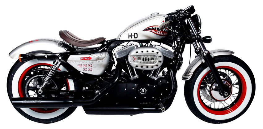 Harley Davidson India Png Clipart (black, white)