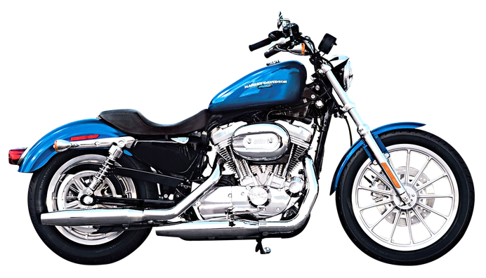 Harley Davidson Png Isolated Image (black, white)