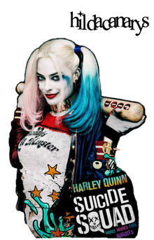 Harley Quinn Png Free Download (black, silver, lavender)