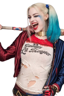 Harley Quinn Png Picture (black, beige, pink)