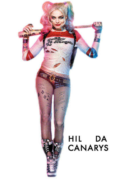 Harley Quinn Png Transparent Image (black)