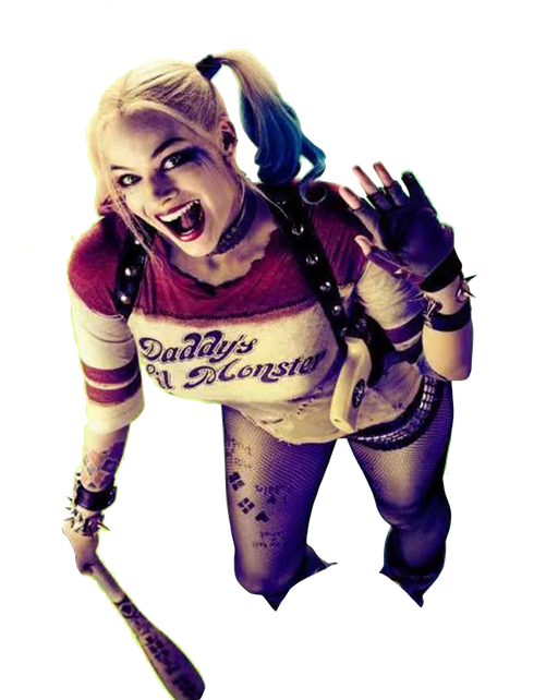 Harley Quinn Transparent Png (black)