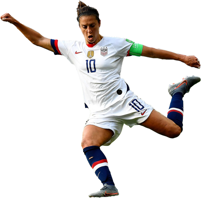 Carli Lloyd Olympic Player Png Hd (black, white)