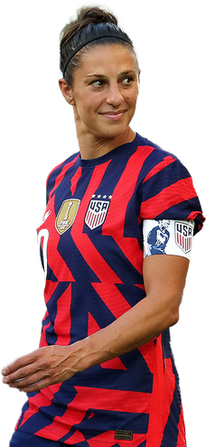 Carli Lloyd Transparent Background (black, navy)