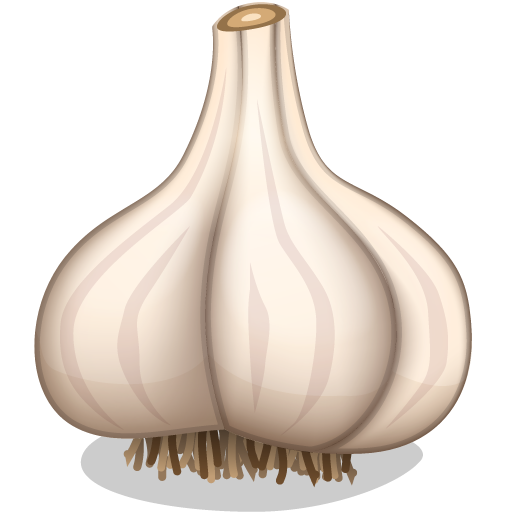 Garlic Png Image (black, beige)