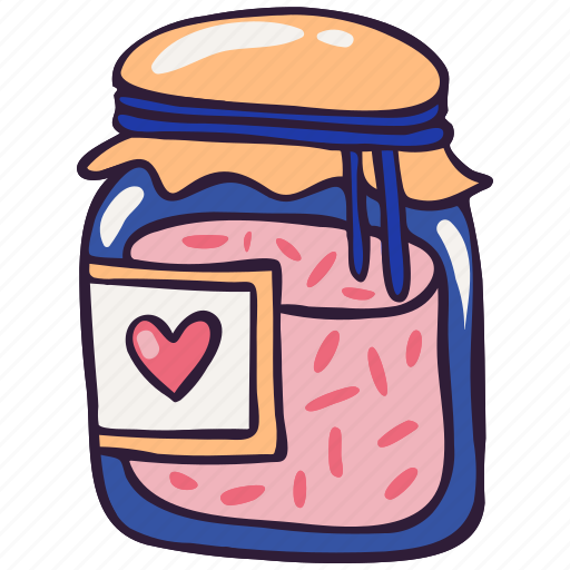 Marmalade Transparent Png (beige, pink, black, teal, salmon)