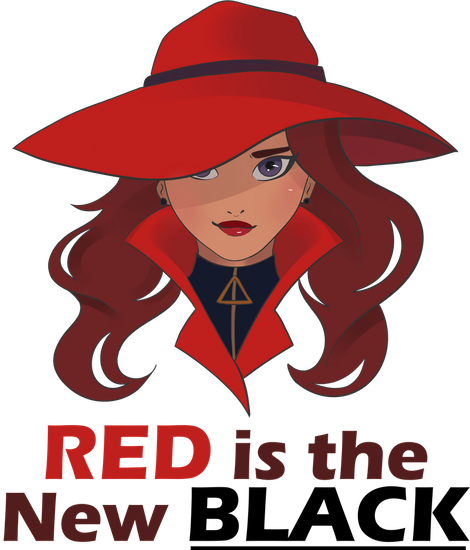 Carmen Sandiego Png Isolated Hd (black, red, maroon)