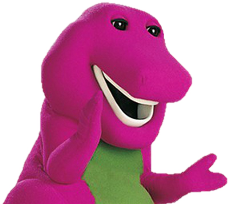 Barney Png Pic (purple, gray, white)