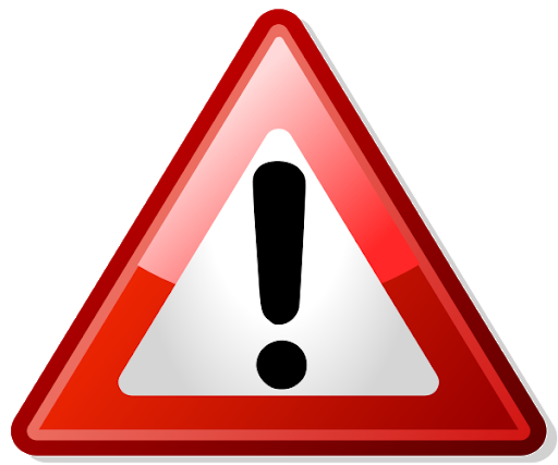 Warning Sign Png Image (lavender, red, black, white, silver)