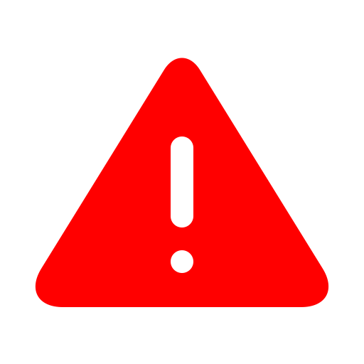 Warning Sign Png Pic (maroon, black, red)