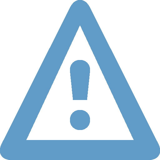 Warning Sign Transparent Background (teal, black, gray)