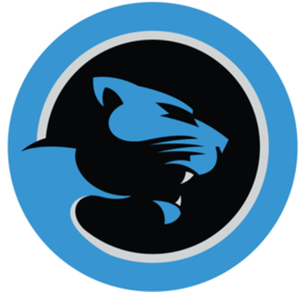 Carolina Panthers Png File (black, white, teal)