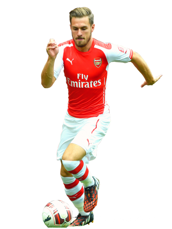 Aaron Ramsey Png Photo (white, black, red)