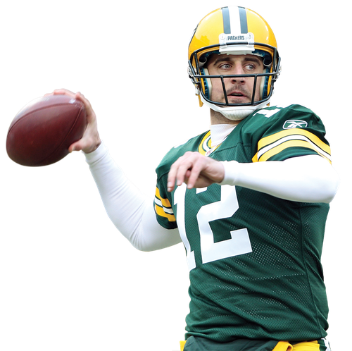 Aaron Rodgers Png Photo (white, black)