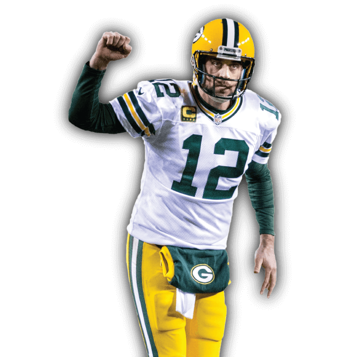 Aaron Rodgers Png Photos (white, lavender, black)