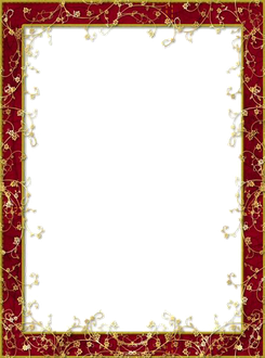 Maroon Border Frame Png Clipart (maroon, black)