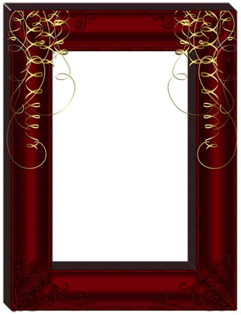 Maroon Frame Png Pic (black, maroon, white, silver)