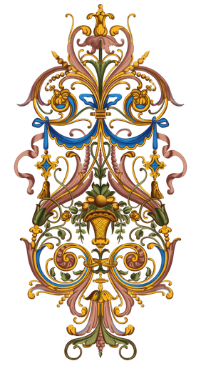 Baroque Art Png Isolated File (black)